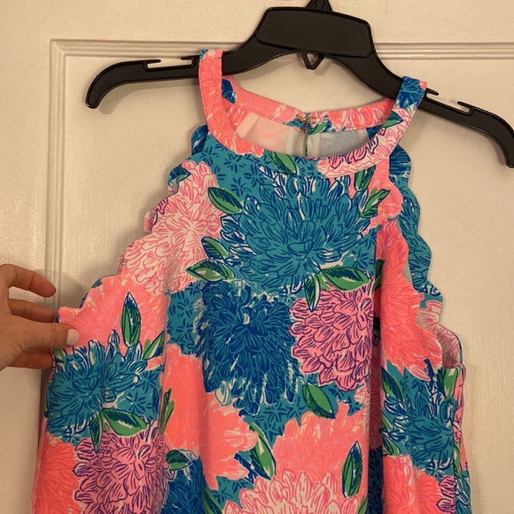 Lilly Pulitzer Tabby Shift Dress in Multi Beach House Blooms sz XS - Picture 3 of 6